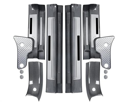 Seuils de porte Toyota Prado 150 accessoires décoration intérieure protection carrosserie Style1