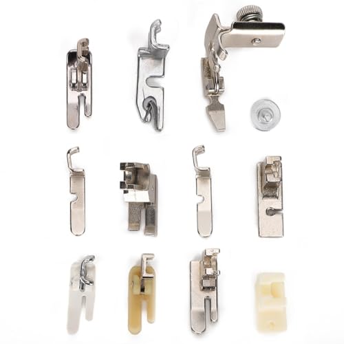 Set de 12 pies para máquina de coser acero inoxidable miniatura 1