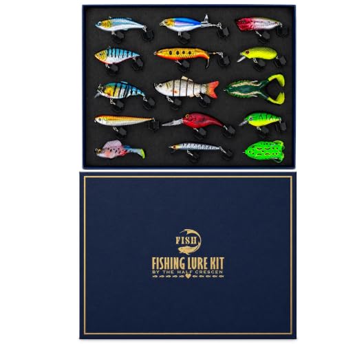 Fishing Lures Kit for Bass, 15PCS...