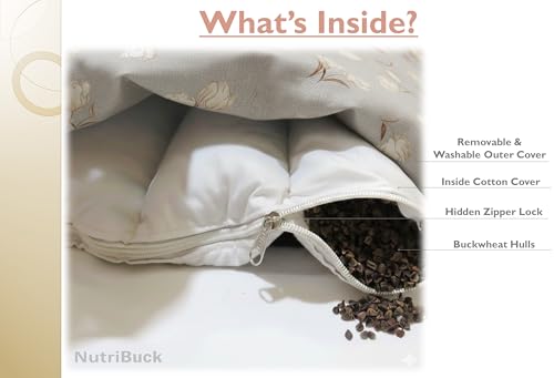Image of Meditation | Yoga | Cushion | (Zabuton Mat) | Filled with Buckwheat Hulls |