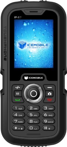 IceMobile Submarine IP67 Black Unlocked Worldwide Quad-Band GSM Dual-SIM Cell Phone