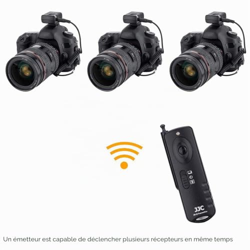 JJC JM-B Télécommande sans Fil MC-30 pour Nikon Z9 D850 D810 D800 D700 D500 D5 D4s D4 D3s D3x D3 D2Xs D2X D2Hs D2H D1H D1X D1 F5 F6 F90 F90 F1 90 x F1 00 D300s D300 D200 D100 – vue 7