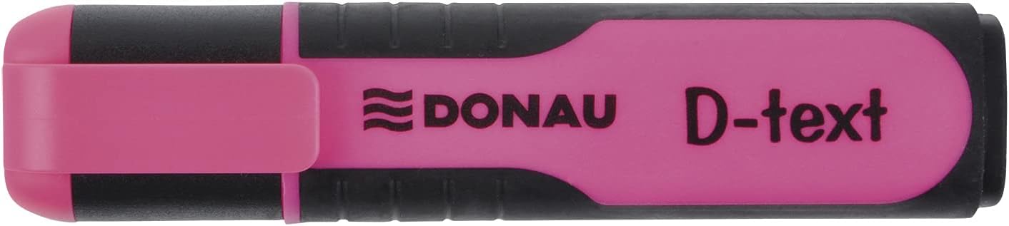 7358001PL-04 D-tekstmarker/Highlighter Textliner De niet-giftige inkt, wigvormige punt heldere kleuren Hoge kwaliteit/rubberen schachtzijden lijndikte 1-5 mm roze