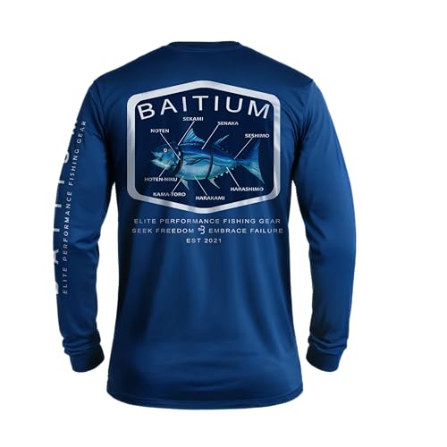 Fishing Shirts for Men, Mens Fishing Shirts Long Sleeve, UPF 50 Quick Dry, Rash Gaurd, Fishing Clothes for Men, Fishing Gear
