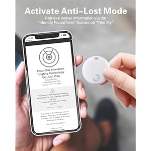 Reyke smart tag bluetooth luggage tracker Works with apple find my ios only item locator for key luggage backpack wallet ip67 waterproof 4 pack white   cucciolini doodles