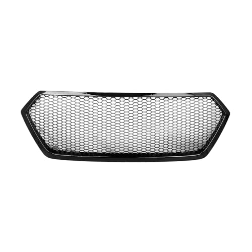 91121AL00A Parrilla Delantera Competición Superior Parachoques Capó Malla Para Subaru Para Legacy Para Outback 2015 2016 2017 Rejillas delanteras coche(Negro brillante)