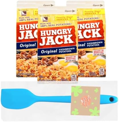 Amazon.com: Hungry Jack Hash Browns Shredded, Dehydrated Hashbrowns, 3 ...