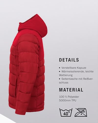 JAKO Unisex Stadionjacke, rot, 3XL – Ansicht 5