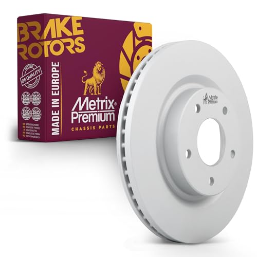 Metrix Premium Chassis Parts 296 mm Coated Brake Rotor Fits Nissan Altima