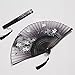 Ventilatori Pieghevoli,Portatile bambù Mano Ventaglio Pieghevole, Giapponese Ventaglio Pieghevole con Nappa per Donna Matrimonio Parete di Decorazione #4