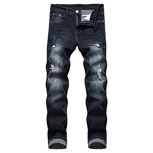 Jeans breaking hole pour homme pour résoudre le manque d'aisance des slims