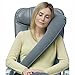 FLJMR Tragbares Zugauto Aufblasbares Kissen U-förmiges Nackenkissen Reisekissen Flugzeug Schlafen Bequemes Nackenkissen, Therapeutisches Memory Foam Reise- Und Nackenkissen