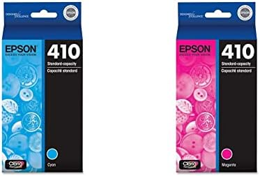 Epson T410 Claria Premium -Ink Standard Capacity Cyan -Cartridge & T410 Claria Premium -Ink Standard Capacity Magenta -Cartridge for Select Expression Premium Printers