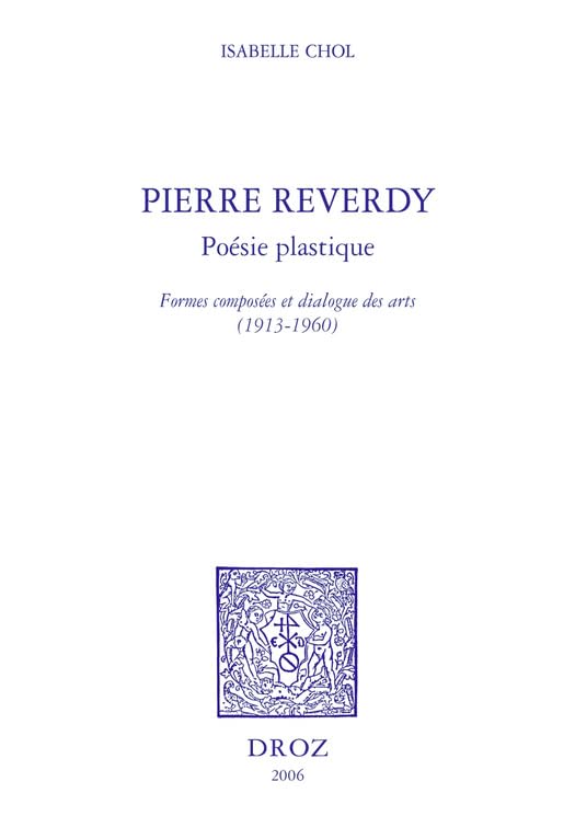 Pierre Reverdy poésie plastique comprendre le dialogue des arts cubistes