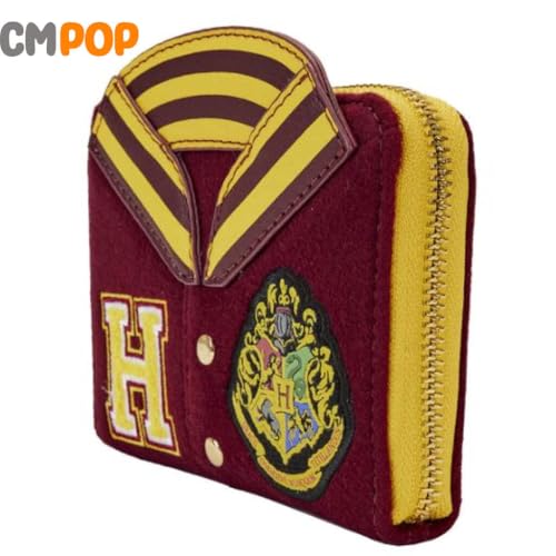 Loungefly Harry Potter Hogwarts Crest Varsity Jacket Zip Around Wallet4