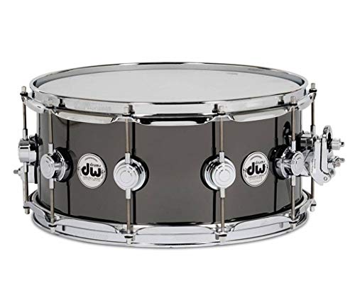DW Design Series Black Nickel over Brass Snare Drum 14x5.5 Inch