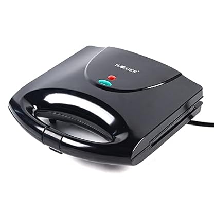850W Doppelseitige Grillplatten, Kontaktgrill Antihaftbeschichtung Toasts Multifunktional Sandwich Maker Waffeleisen bei Konstanter Temperatur für z.B. Panini, Steaks 22 * 20cm – Bild 5
