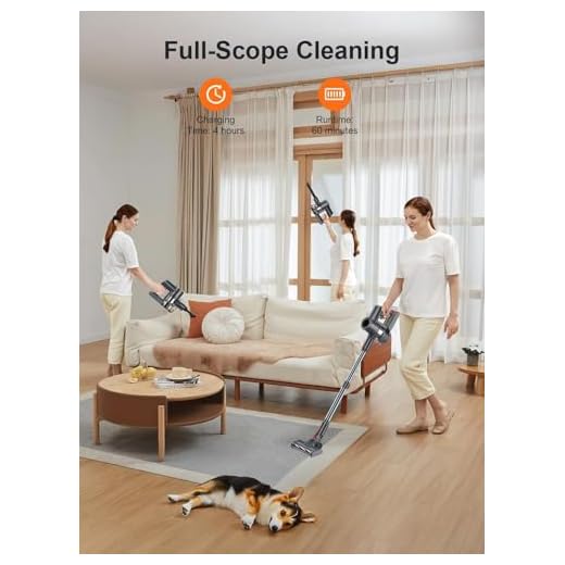ECOVORTEX Cordless Vacuum Cleaner with Powerful Suction