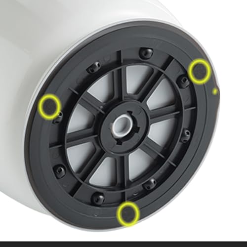 plplaaoo Rotating Utensil Holder Multiple Compartments Plastic Kitchen Counter Knife Chopstick Rack Organizer for Cooking Utensils and Easy to Maintain 19.5 x 21.9cm - Image 8