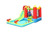  Happy Hop Castello Gonfiabile Acquatico Jump N Splash Double Blaster - Art.9247