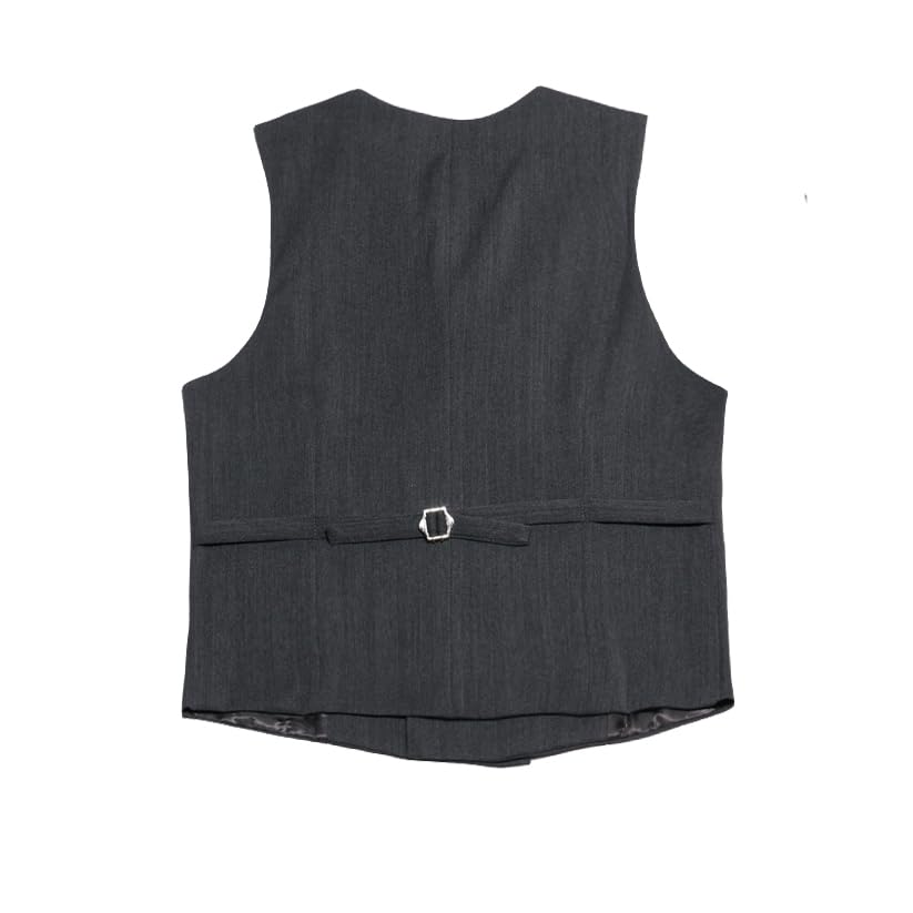 Men's Suit Vest Spring Fall British Style Button Casual Business Slim Fit Vest Waistcoat for men4