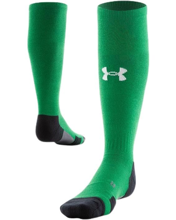 Paire de chaussettes au-dessus du mollet Under Armour U771 adulte Team Kelly Vert