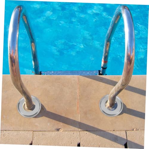 Cubiertas de seguridad para escaleras de piscina de acero inoxidable miniatura 5