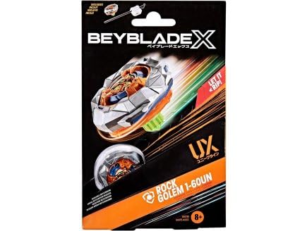 cavernedesjouets Coffret toupie - pour Beyblade x Rock Golem 1-60un UX - Set toupie + Lanceur -...