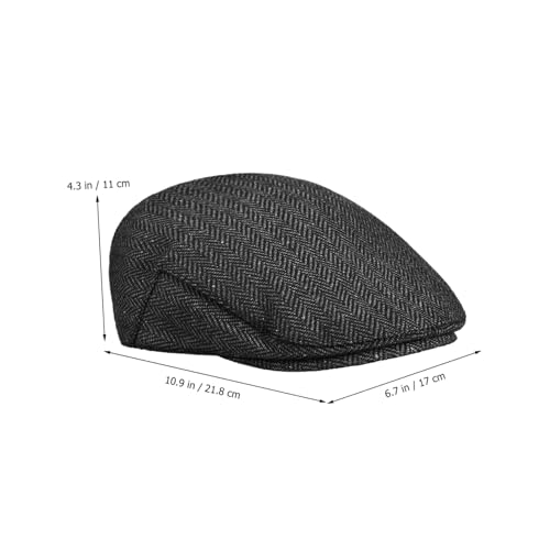 FRCOLOR Newsboy Hat for Boys Vintage Flat Cap Soft and Breathable Classic Style Accessory Occasion Multi2