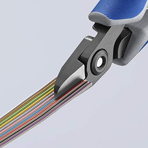 Alicates de corte diagonal Knipex 79 22 125 con mangos componentes para electrónica de precisión 7