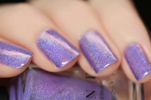 Image of ILNP Charmingly Purple - Bright Purple Holographic Nail Polish