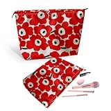 LPMEGQFU 2Pcs Makeup Pouch Travel Makeup Bag Cosmetic Pouch Cosmetic Bags for Women Large Capacity Travel Toiletry Bag for Women Gifts for Friend Best