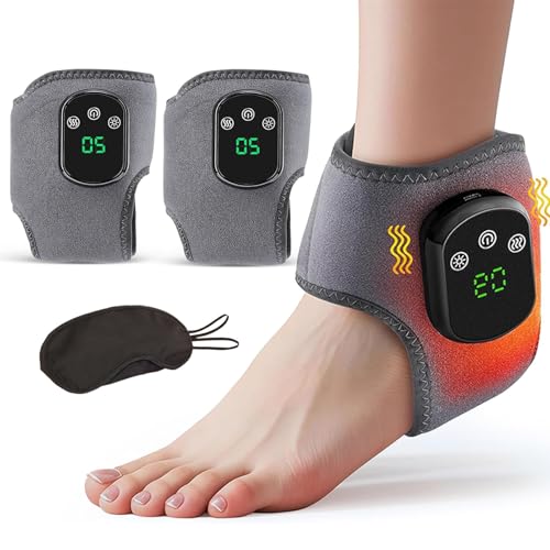 Soleva Masajeador de pies, masajeador de pies de triple terapia, masaje de drenaje linfático 3 en 1, masaje de calor y masaje de 5 niveles ajustables, temporizador inteligente, pantalla táctil (2