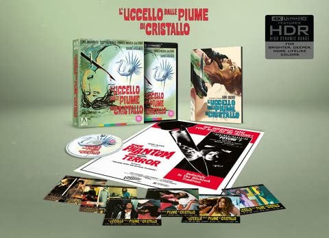The Bird with The Crystal Plumage – Art Original Limited Edition 4K UHD Blu-Ray – UK Import