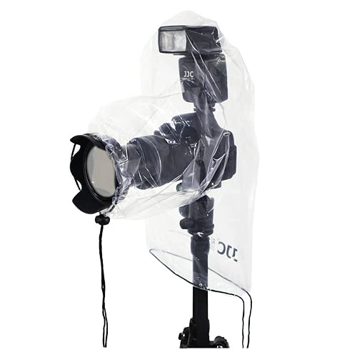 2 Pack Camera Lens Rain Cover Raincoat With Flash Clear Dust Proof Sleeve Protection For Canon Eos 4000D 1200D 90D 80D 77D 70D 5D 6D 7D Mark Ii R10 R7 R5 R6 Rp R Rebel T8I T7I T7 T6I Sl3 Sx70 Sx60 Hs #TOP3