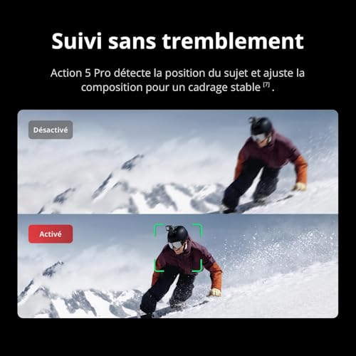 Stabilisation et Capteur 1/1,3 Pouce DJI Osmo Action 5 Pro Autonomie 12h