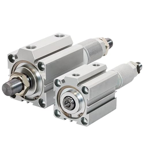 Cylindre pneumatique compact SDAJ32 avec butée mécanique réglable