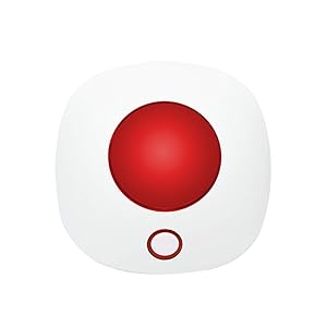 TecPeak - Sistema de alarma inalámbrica para uso doméstico - Kit de alarma WiFi / GSM con sirena de seguridad - Sirena interior
