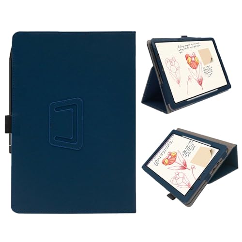 YAJOJO Protective Cover for XPPen Magic Note Pad 10.95 inch Paper Note Taking Tablet, Ultra-Slim Lightweight Stand Protective Case for Tablet with Hand Strap& Stylus Holder, Dark Blue