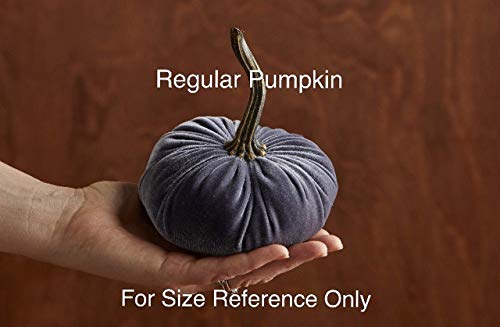 Small Velvet Pumpkins Set Of 4 Includes Harvest Bronze Rust Tangerine, Handmade Home Decor, Holiday Mantle Decor, Fall Halloween Thanksgiving Centerpiece, Rustic Fall Wedding Centerpiece Decor #TOP6