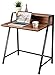 Tangkula Small Computer Desk, Compact Home Office Desk with Sturdy Frame, 2 Tier Study Writing Table for Small Place Apartment Office, Desk for Bedroom, Kid’s Desk