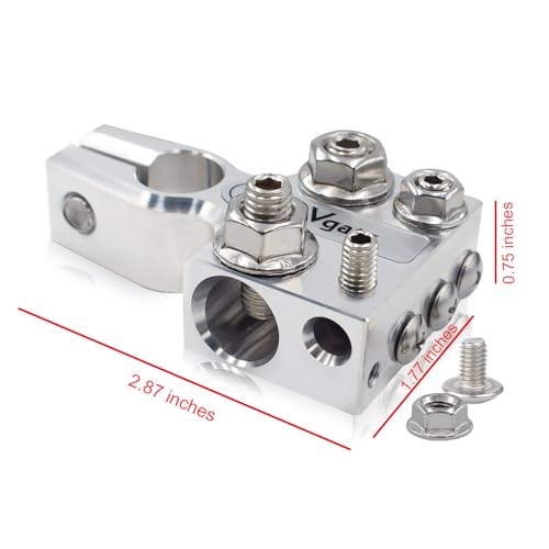 image for Vgate 12-Way Lead Acid Battery Terminal Connector, Multi-Size Hole Hol