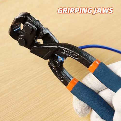 PRIDE&CRAFT 8 inches Nail Puller Heavy Duty Carpenters Pliers Tool with CR-V steel Construction, Nail Remover, End Cutting Pliers, Staple Puller for Woodworking, Framing, and Home Repair - Thumbnail 6