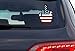 American Flag Middle Finger - Full Color Vinyl Decal for Car Window, Exterior (5 Inch)