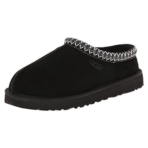 UGG Women's Tasman Slipper, Black, 8 US/8 B US