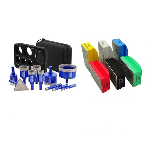 SHDIATOOL Juego de brocas para perforar diamante miniatura 1
