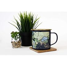 Man Of The World Blue Enamel Mug