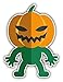 Produktbild Tamengi Pumpkin Kid Costume Cartoon Car Bumper Sticker Decal 4" x 5"