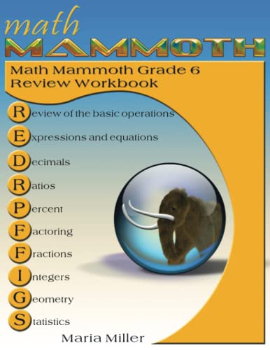 Math Mammoth Grade 6 Review Workbook 1516844084 Book Cover
