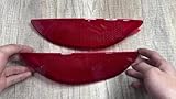 Replacement Auto Parts For Pair Rear Bumper Reflector 92405-1R000 92406-1R000 For 2012-2017 Accent